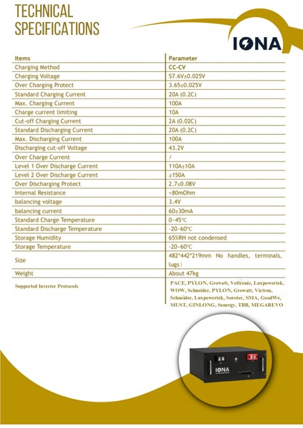 🔹48V 100AH Lifepo₄ Lityum Akü Iona fiyatları