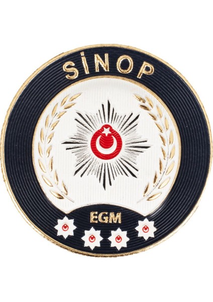 Sinop Polis Kol Arması 3D Plastik Tpu, Yeni Tip, Cırtlı, Standart Ölçü, 1.sınıf Kalite