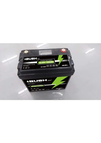 12.8V 100AH Lifepo₄ Lityum Akü Bush Plus
