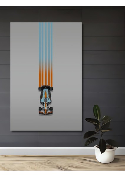 Fütüristik Yarış Arabası Dekoratif Ahşap Mdf Ev/işyeri Duvar Tablo Dikdörtgen Ev/işyeri Duvar Tablo