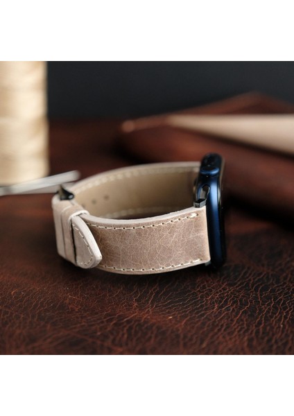 Apple Watch Elit Seri 44-45-46-49(Ultra) Uyumlu Deri Kordon fırsatları