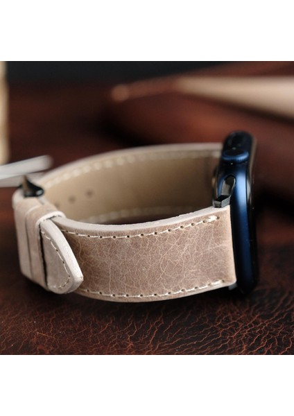 Apple Watch Elit Seri 44-45-46-49(Ultra) Uyumlu Deri Kordon