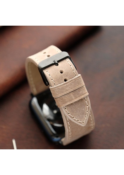 Apple Watch Elit Seri 44-45-46-49(Ultra) Uyumlu Deri Kordon