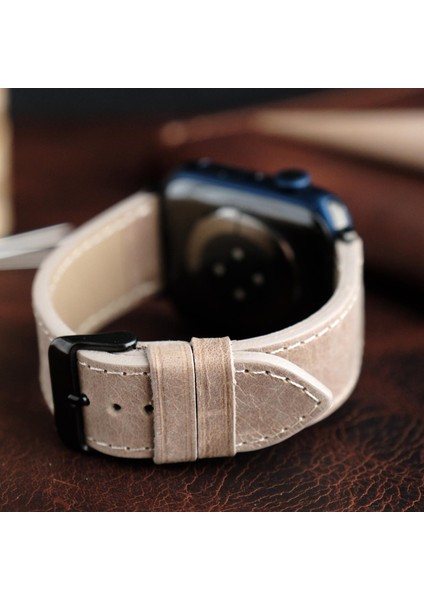 Apple Watch Elit Seri 44-45-46-49(Ultra) Uyumlu Deri Kordon