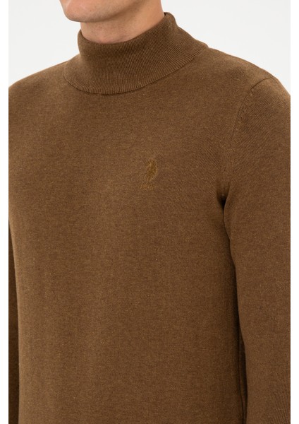 Erkek Haki Melanj Kazak /triko 50307783-VR125