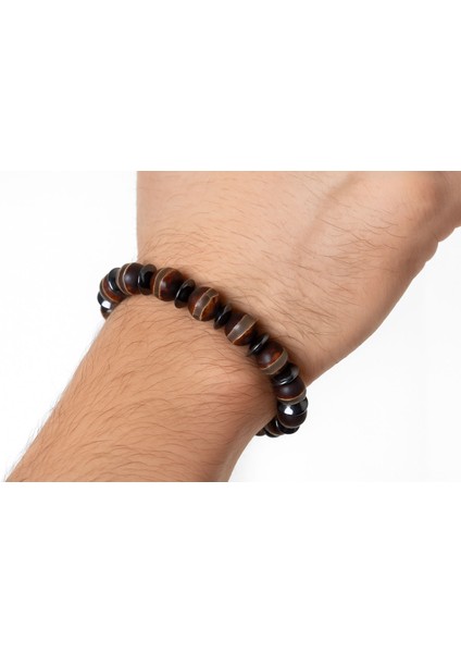 Zenaura Kaplangözü Doğaltaş Bileklik 10MM