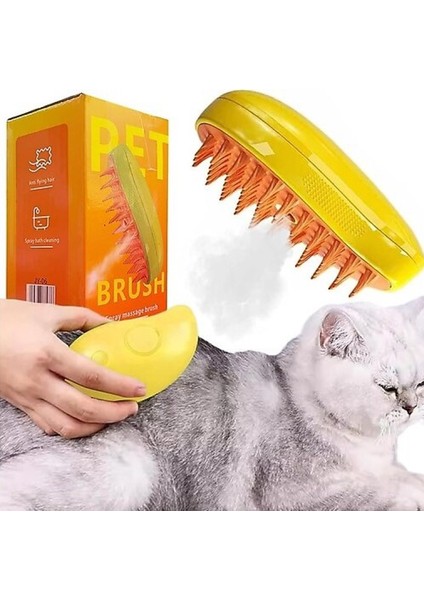 Şarjlı Soğuk Buharlı Kedi Köpek Fırçası Tarağı (4915) modelleri