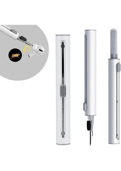 Buffer® Çok Amaçlı Yumuşak Fırçalı Kablosuz Kulaklıklar Için Kulaklık Temizleme Kiti