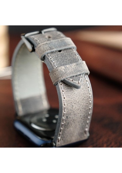 Apple Watch Elit Seri 44-45-46-49(Ultra) Uyumlu Deri Kordon fiyatları