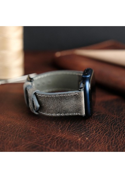 Apple Watch Elit Seri 44-45-46-49(Ultra) Uyumlu Deri Kordon indirimleri