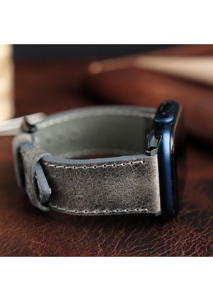 Apple Watch Elit Seri 44-45-46-49(Ultra) Uyumlu Deri Kordon