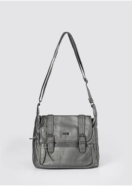 Liye Platin Cilt Omuz Çantası