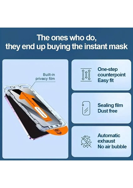 iPhone 17 Uyumlu Gizlilik Ekran Koruyucu | 9h Tempered Cam | Spy Baskı Önleyici | D.ısland Uyumlu modelleri