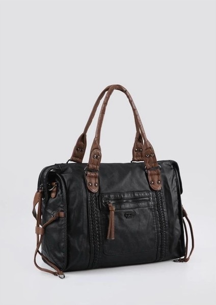 Muert Siyah Cilt Omuz Askılı El Çantası fiyatları