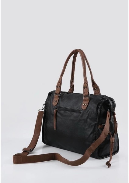 Muert Siyah Cilt Omuz Askılı El Çantası modelleri