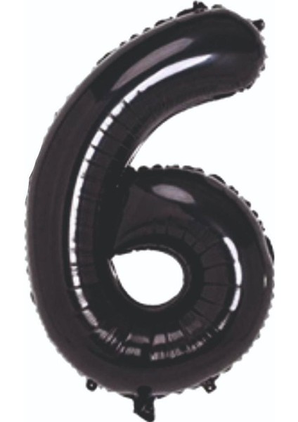 Rakam Grabo Siyah Folyo Balon 34"