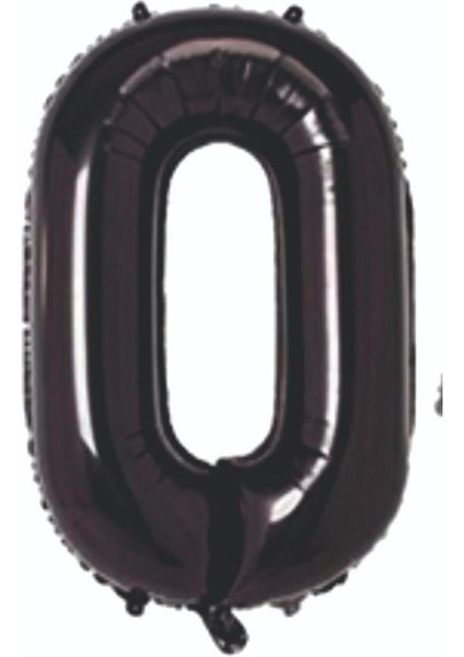 Rakam Grabo Siyah Folyo Balon 34"