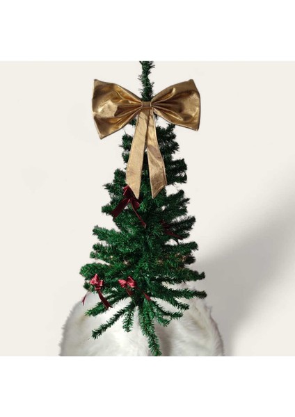 1 Adet Parlak, Gold ,lame Yılbaşı Çam Ağaçı Fiyonk Kurdele Yeni Yıl Noel Parti Dekorasyon Süsleri fırsatları