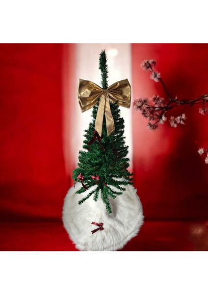 1 Adet Parlak, Gold ,lame Yılbaşı Çam Ağaçı Fiyonk Kurdele Yeni Yıl Noel Parti Dekorasyon Süsleri