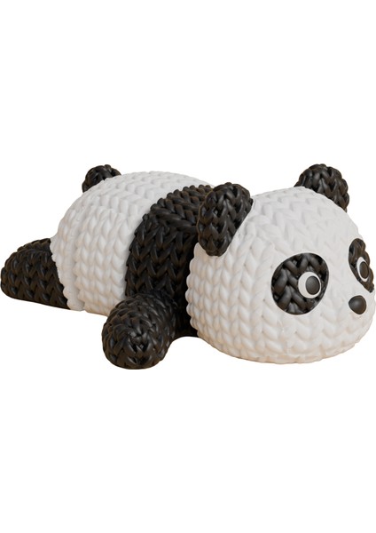 3D Örgü Panda Anahtarlık