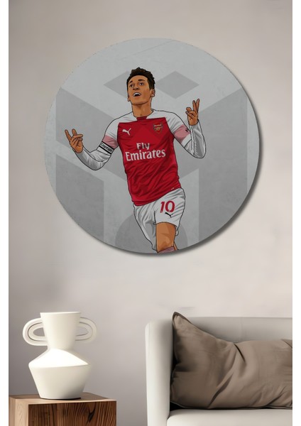 Özil Ahşap Mdf Dekoratif Ev/işyeri Duvar Tablo Yuvarlak Ev/işyeri Duvar Tablo