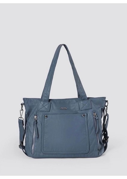 Lonti Mavi Cilt Omuz Çantası