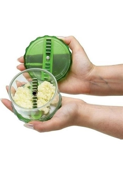 ® Pratik Sarımsak Ezme Doğrama Rendeleme Öğütme Aleti Aparatı