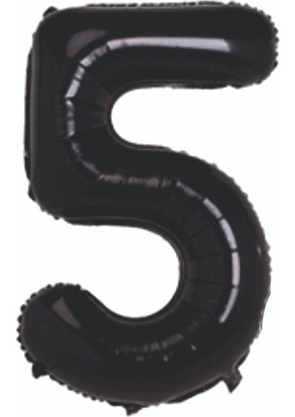 Rakam Grabo Siyah Folyo Balon 34"