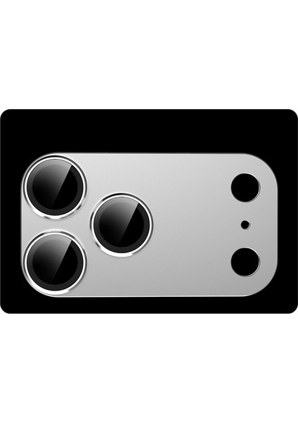 iPhone 17 Pro Max Maks Cl-20 Kamera Lens Koruyucu - Gümüş indirimleri