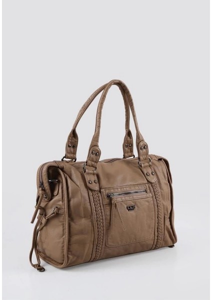 Muert Vizon Cilt Omuz Askılı El Çantası