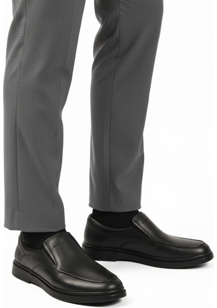 Siyah Hakiki Deri Erkek Günlük Ayakkabı Dsn 2029 M modelleri