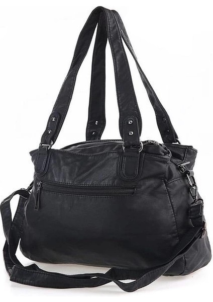 Zuwer Siyah Cilt Omuz Çantası modelleri