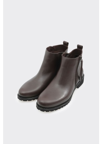 Hakiki Deri Fermuarlı Kadın Bot fiyatları