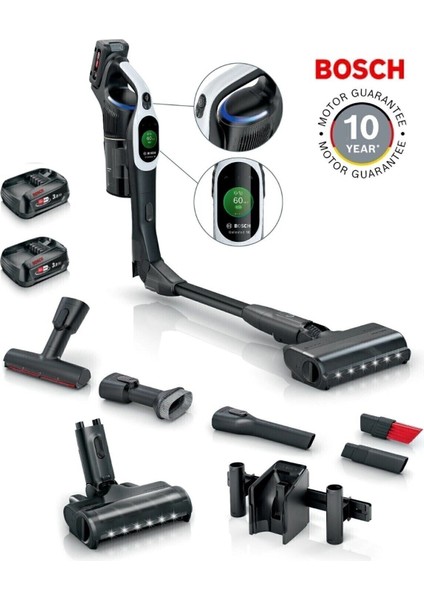 Premium BCS104 Şarjlı Dikey Süpürge Unlimited 10 Dijital Turbospinmotor Çiftbataryalı 160DK Temizlik+Bosch Multitalent Mutfak Robotu fiyatları