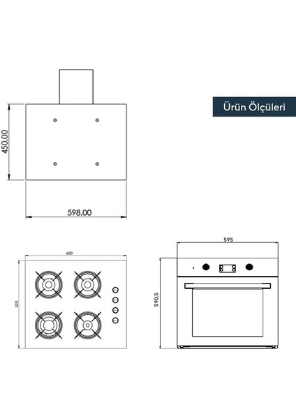 Italian Design Cam Ankastre Set