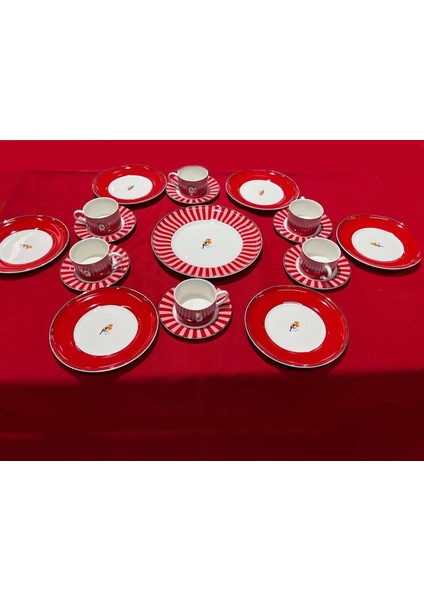 NCY-07081 Acar Prilla 19 Parça Pasta Seti – Şık Sunum ve Servis Seti fiyatları