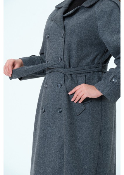 Karen Kadın Spor Kışlık Astarlı Örme Kaşe Manto fırsatları