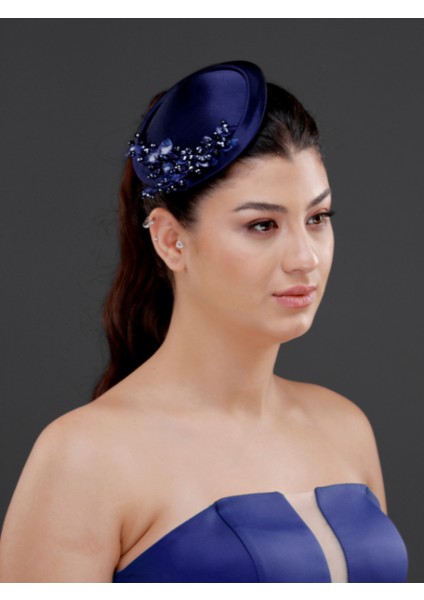 Inci ve Kristal Detaylı Zarif Nikah, Nişan, Davet Kepi