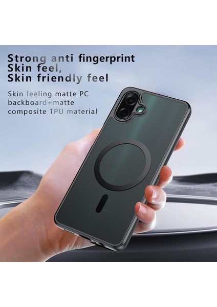 Samsung Galaxy A07 Kılıf Mat Magsafe Şarj Özellikli Hassas Butonlu Yumuşak Renkli Kenarlı + Ekran Koruyucu Cam Set 2in1 fırsatları