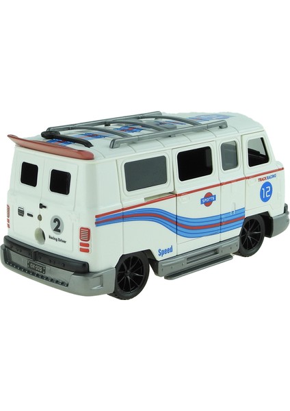 Oyuncak Minibüs Işıklı Sesli Duman Çıkaran Sürtmeli Minibüs Beyaz fiyatları