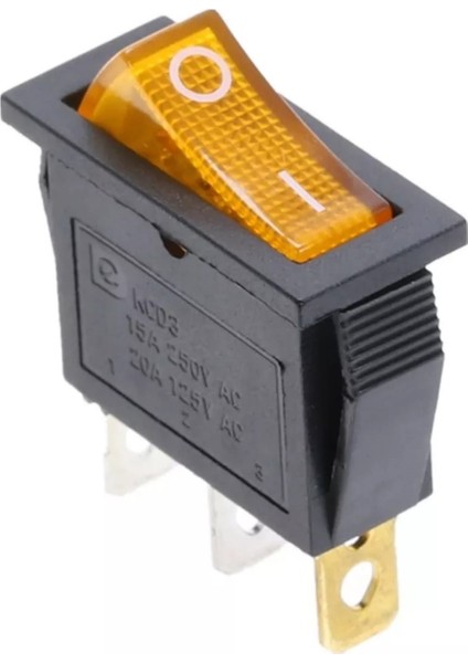 MR-113 Tekli Dar Kırmızı Işıklı Anahtar On-Off 3p fiyatları