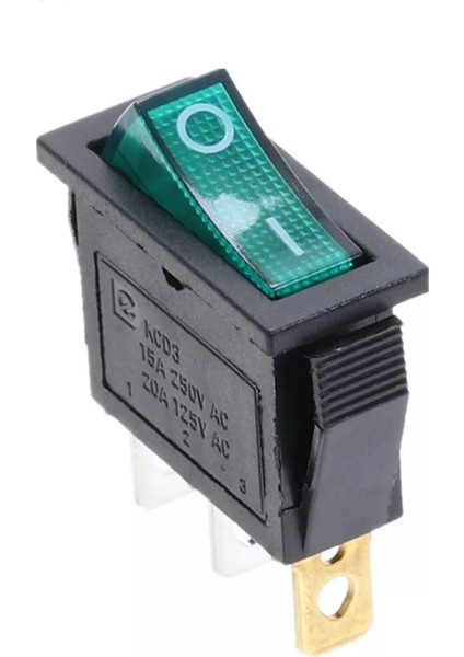 MR-113 Tekli Dar Kırmızı Işıklı Anahtar On-Off 3p modelleri