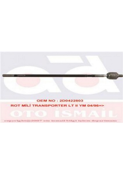 Mtxdpn Rot Mili Ön Sağ-Sol Mercedes-Benz Sprinter 2-T 214 95-06, 208-211-213 Cdi 00-06, 210 D 97-00, 212 D 95-00