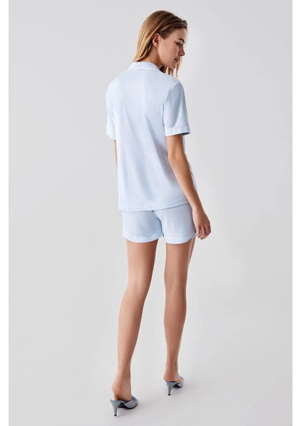 Freshness 324 Kadın 4'lü Sabahlıklı Şorlu Pijama Takımı indirimleri