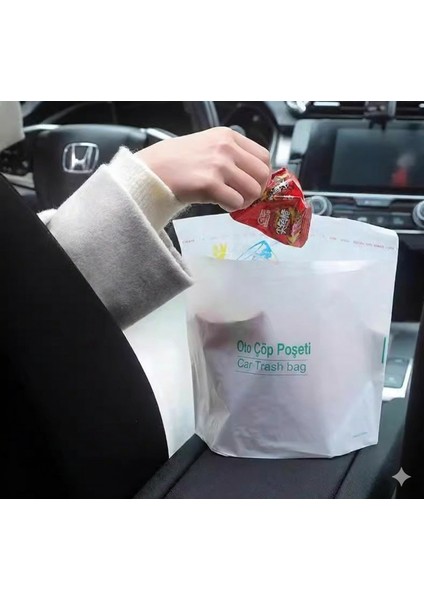Pratik Su Geçirmez Oto Araba Çöp Poşeti Yapışkanlı 20 Adet (4915) fiyatları