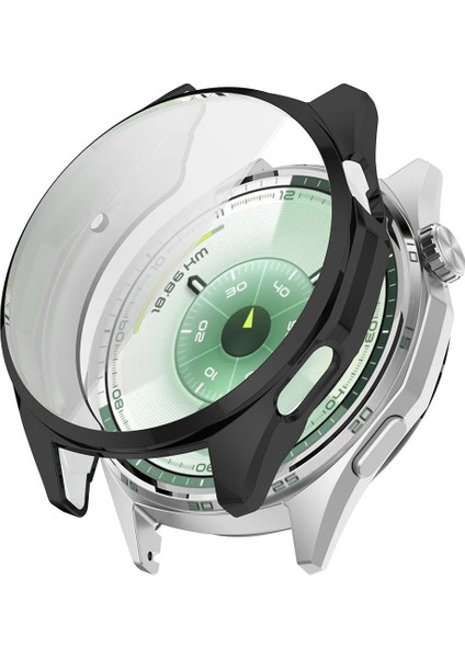 Huawei Gt6 46MM Plating Tpu Renkli Silikon Kasa Ekran Koruyucu