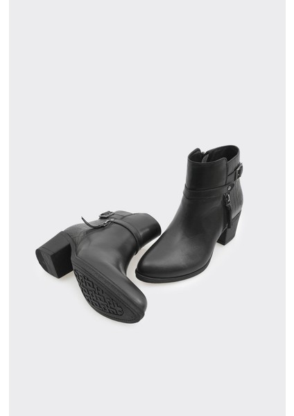 Klasik Hakiki Deri Topuklu Kadın Bot fırsatları