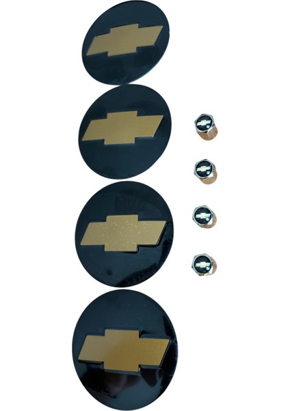 Logo 56 mm Alüminyum Jant Göbek Stıcker ve 4 Adet Alüminyum Logolu Sibop Kapak fiyatları