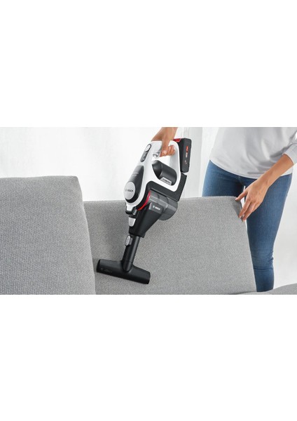 Şarjlı Süpürge Unlimited 8 Gen2 Beyaz BBS8214 +Bosch Mutfak Robotu ve Blendır Seti indirimleri