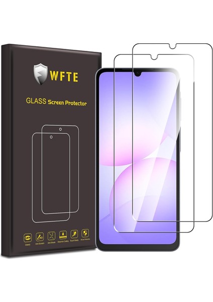 Samsung Galaxy A07 Uyumlu Ekran Koruyucu Kırılmaz Cam 9h Temperli Ekran Camı Şeffaf Passifik